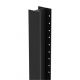 DURAPOST BLACK CLASSIC INTERMEDIATE POST (54 X 48 X 2400MM) - POWDER COATED FINISH