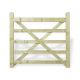 Somerfield 4' Wide Green Softwood Treated 5 Bar PAR Gate R/H